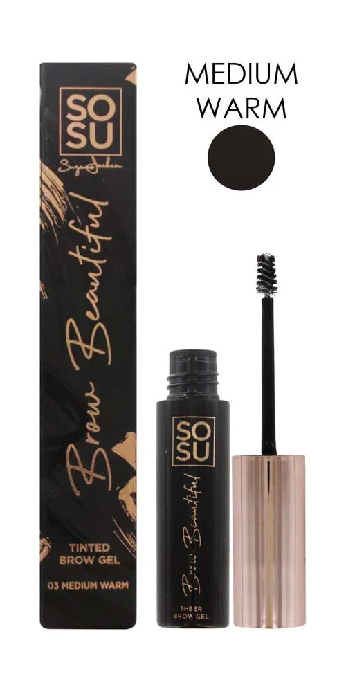 SOSU BROW GEL MEDIUM WARM