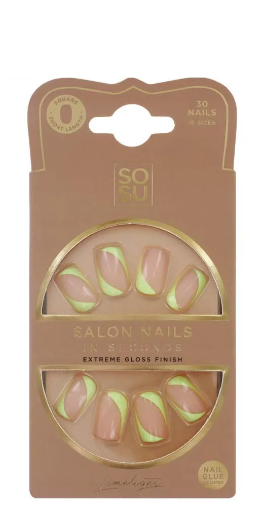 SOSU FALSE NAILS LIMELIGHT
