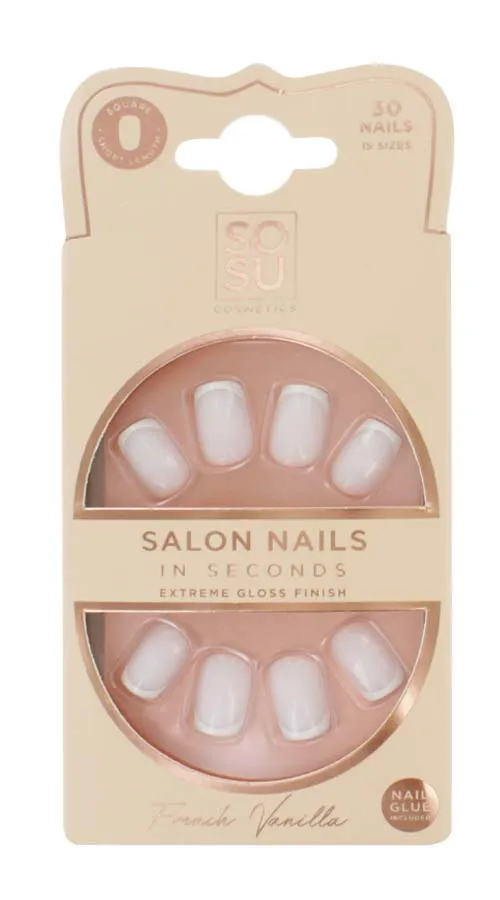 SOSU FALSE NAILS FRENCH VANILLA