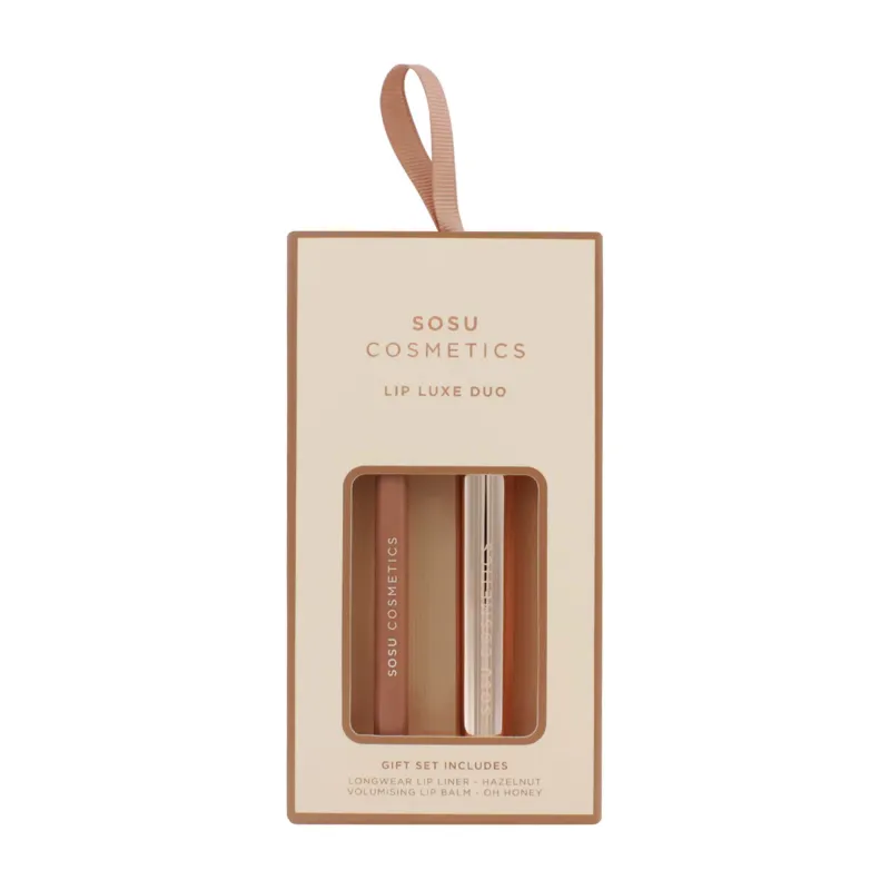 SOSU LIP LINER & LIPBALM HAZELNUT/HONEY GIFT SET