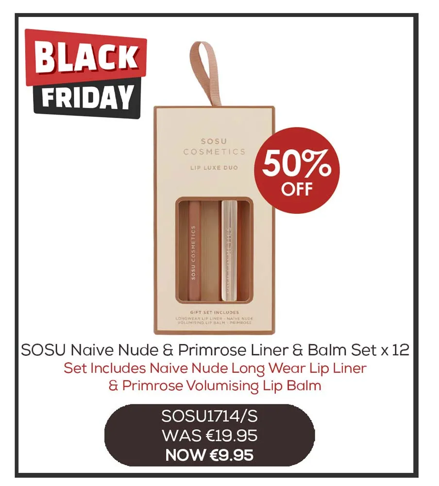 SOSU LIP LINER & LIPBALM NAIVE NUDE & PRIMROSE SET  BLACK FRIDAY 2025