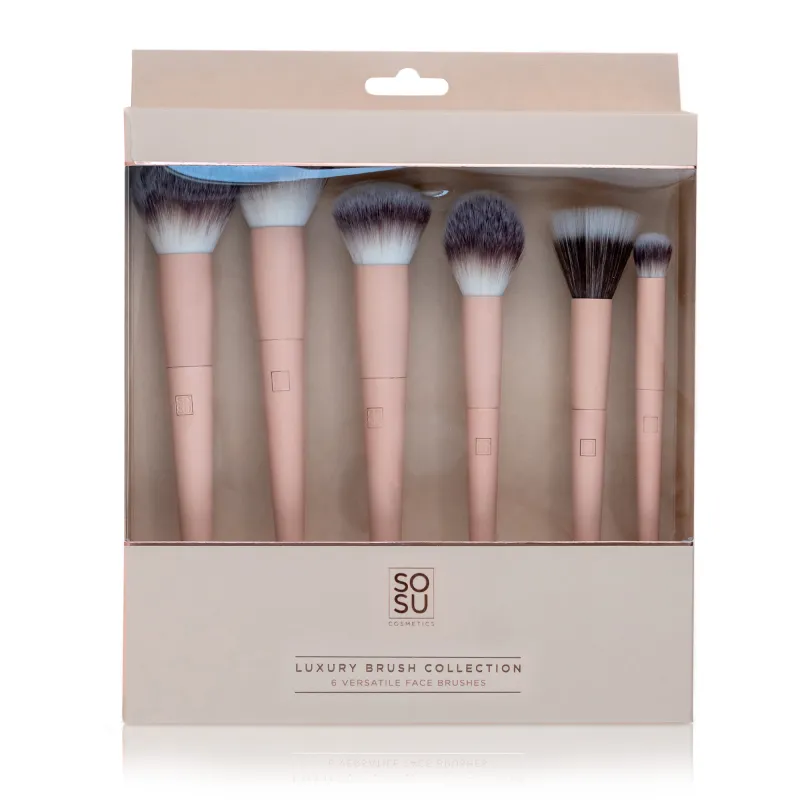 SOSU 6pce NUDE PREMIUM BRUSH COLLECTION FACE SET