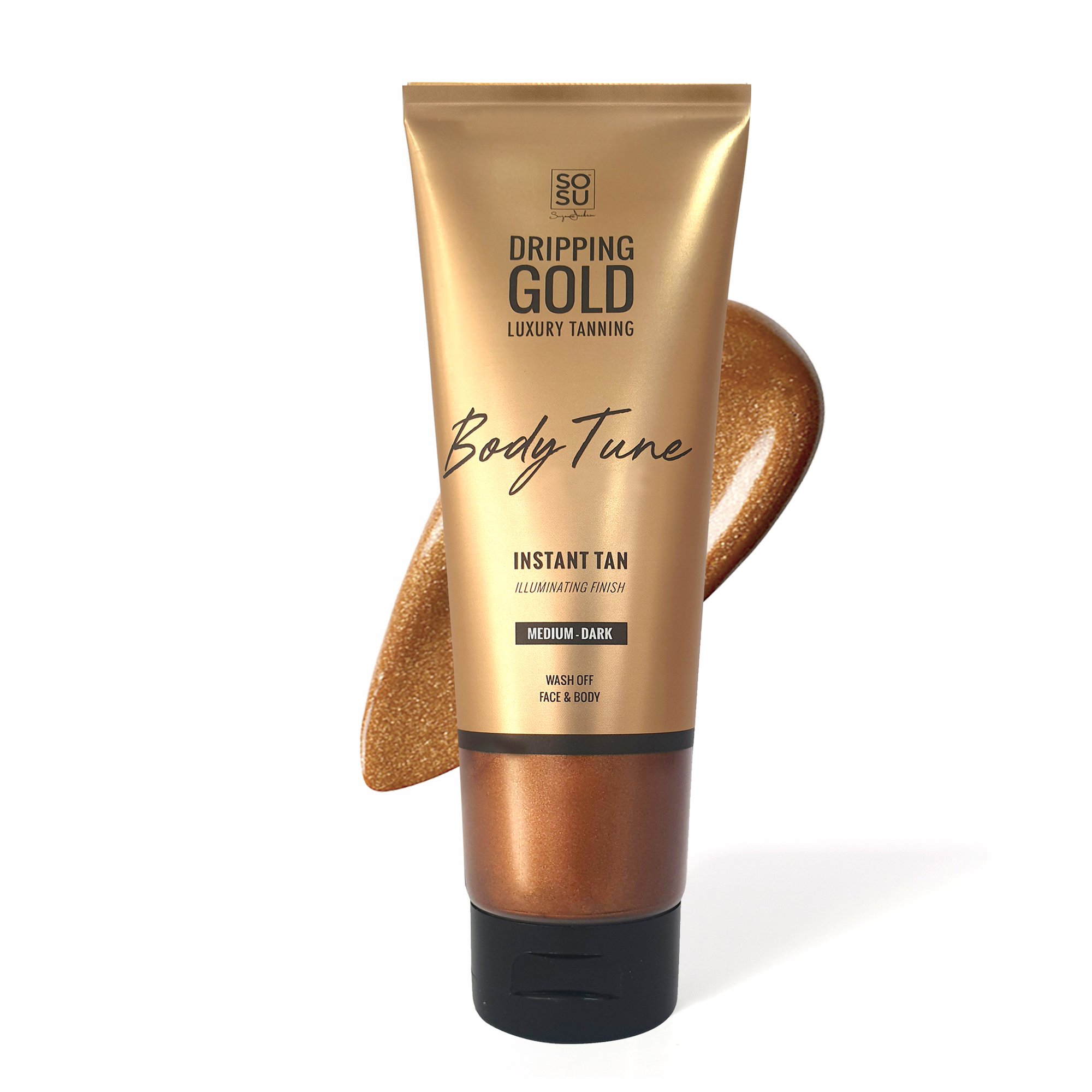 DRIPPING GOLD BODY TUNE INSTANT TAN MED-DARK SHIMMER 125ml