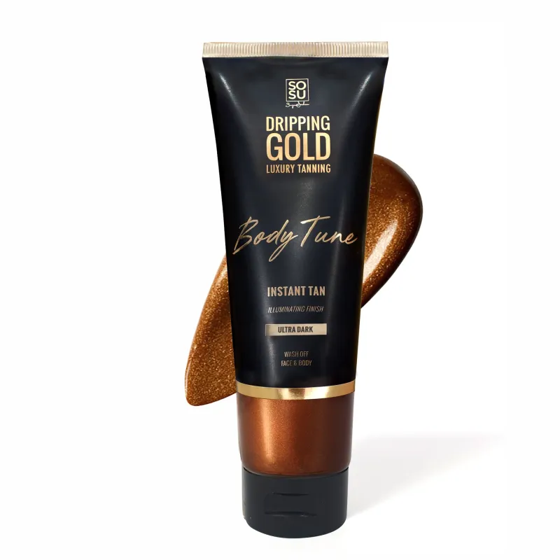 DRIPPING GOLD BODY TUNE DARKER THAN DARK SHIMMER 125ml