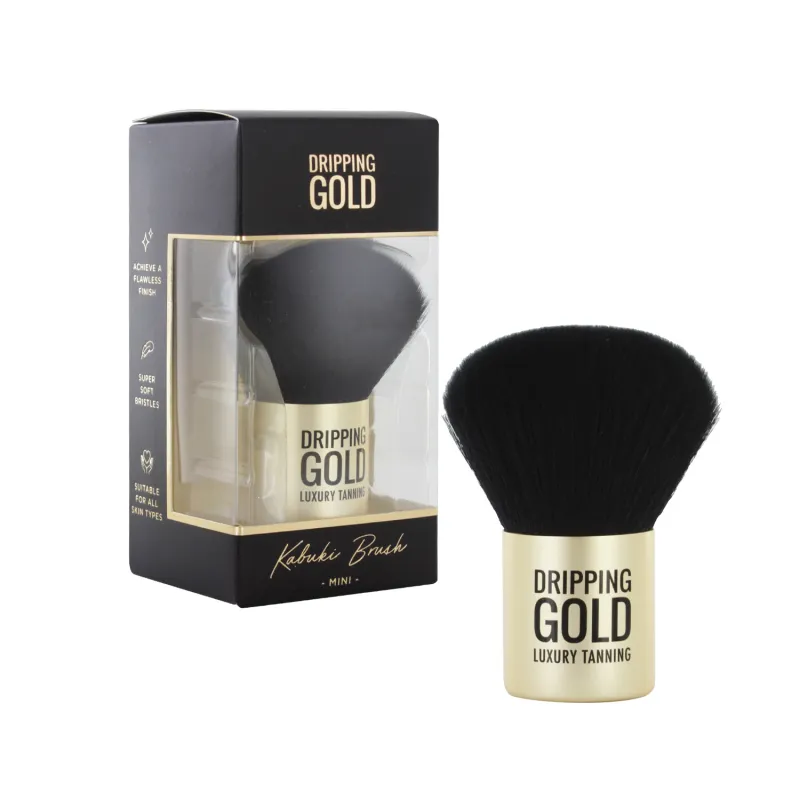 DRIPPING GOLD MINI KABUKI BRUSH