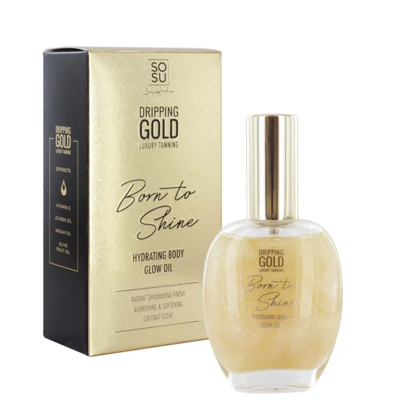 DRIPPING GOLD GOLD SHIMMER BODY GLOW OIL 50ml