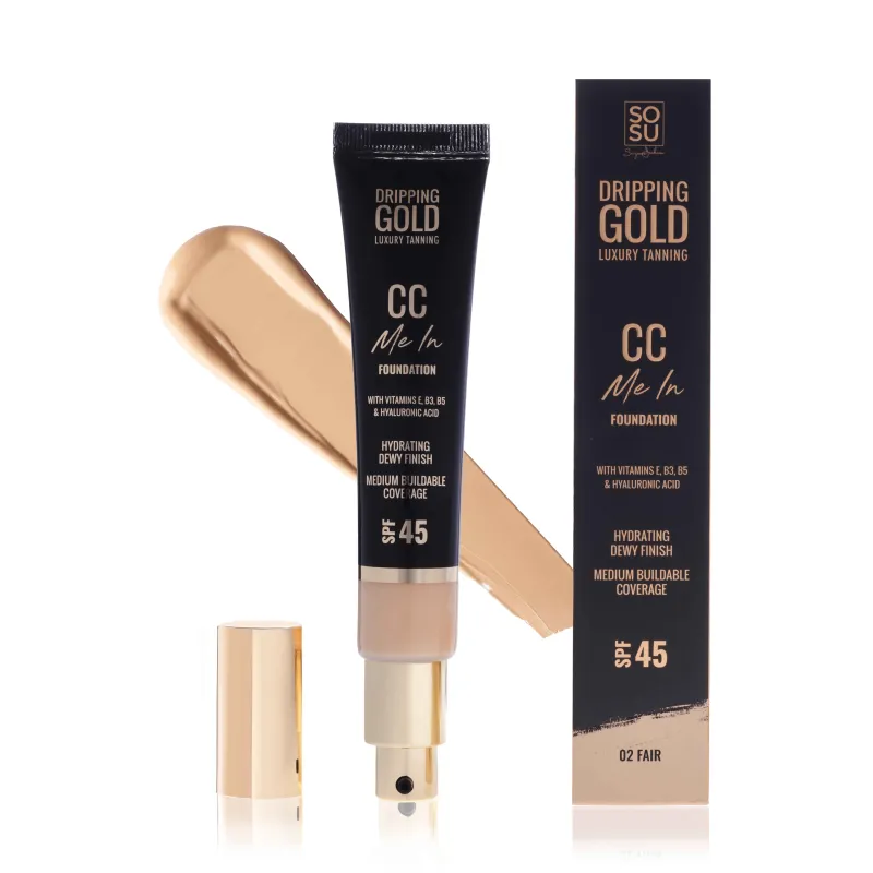 DRIPPING GOLD CC ME IN NO.2 FAIR FOUNDATION CREAM 35ml