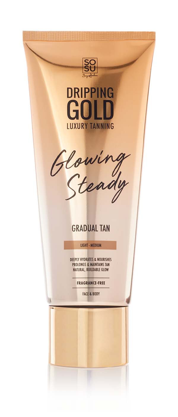 DRIPPING GOLD GLOWING STEADY light/med GRADUAL TAN 200ml