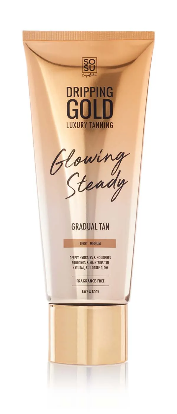 DRIPPING GOLD GLOWING STEADY light/med GRADUAL TAN 200ml