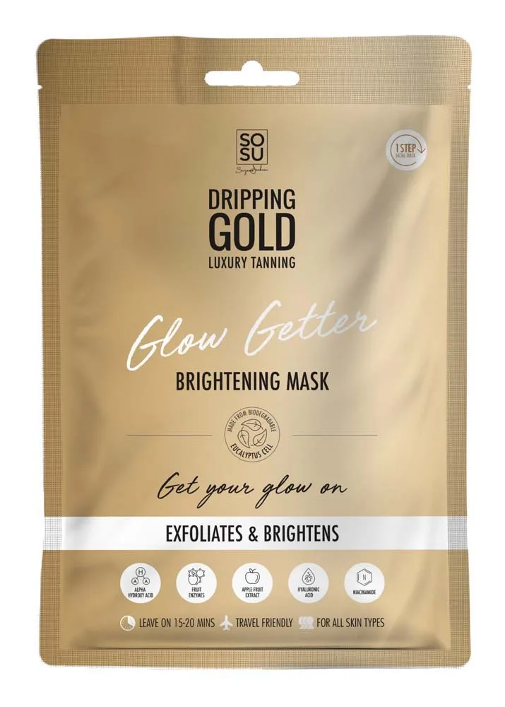 DRIPPING GOLD GLOW GETTER SHEET MASK