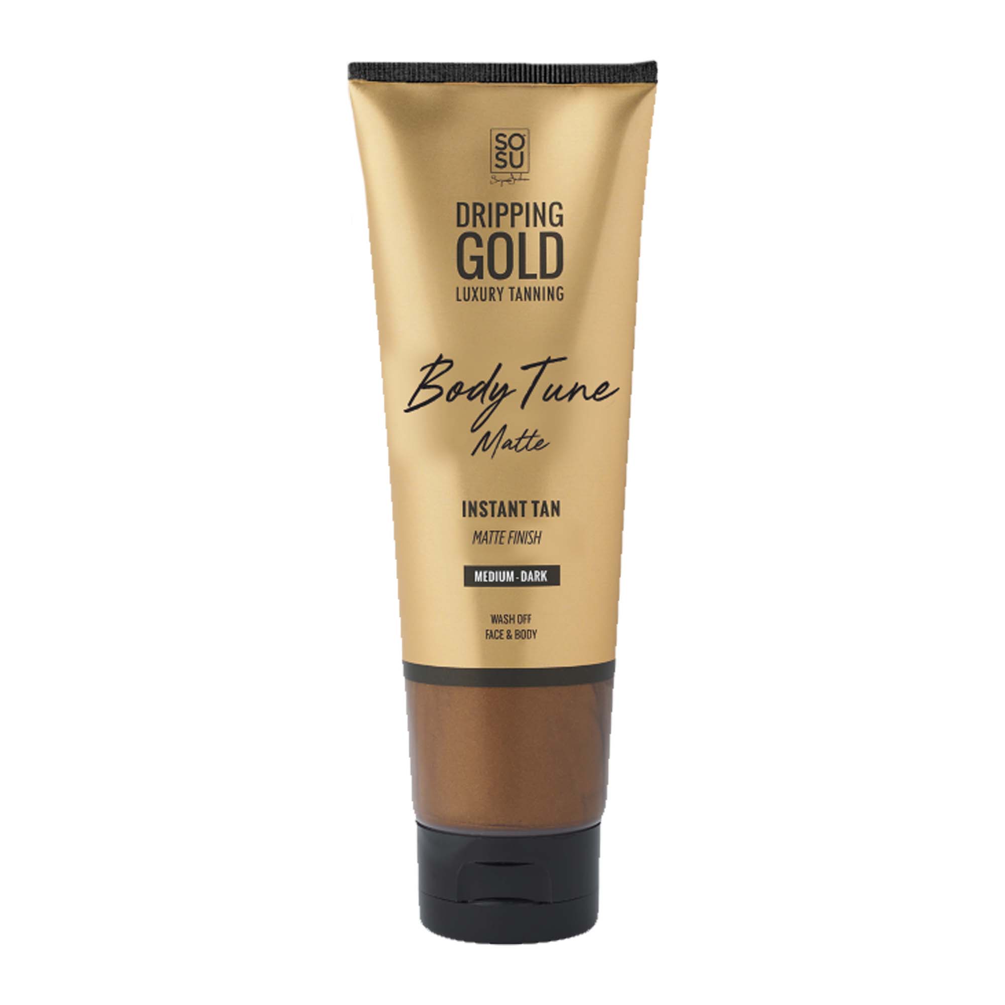 DRIPPING GOLD MED-DARK BODY TUNE INSTANT TAN MATTE FINISH 125ml