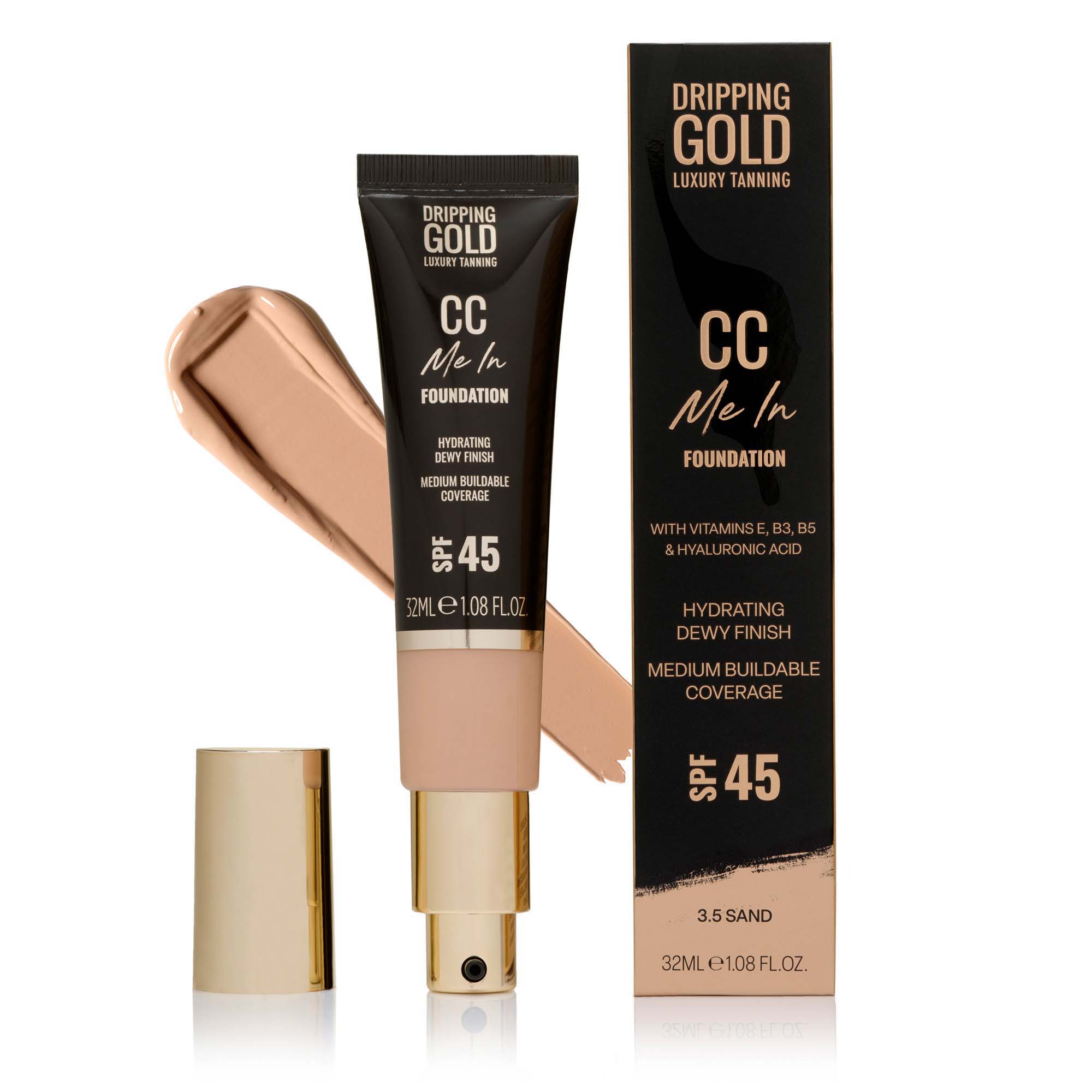 DRIPPING GOLD CC ME IN NO.3.5 SAND FOUNDATION CREAM 32ml