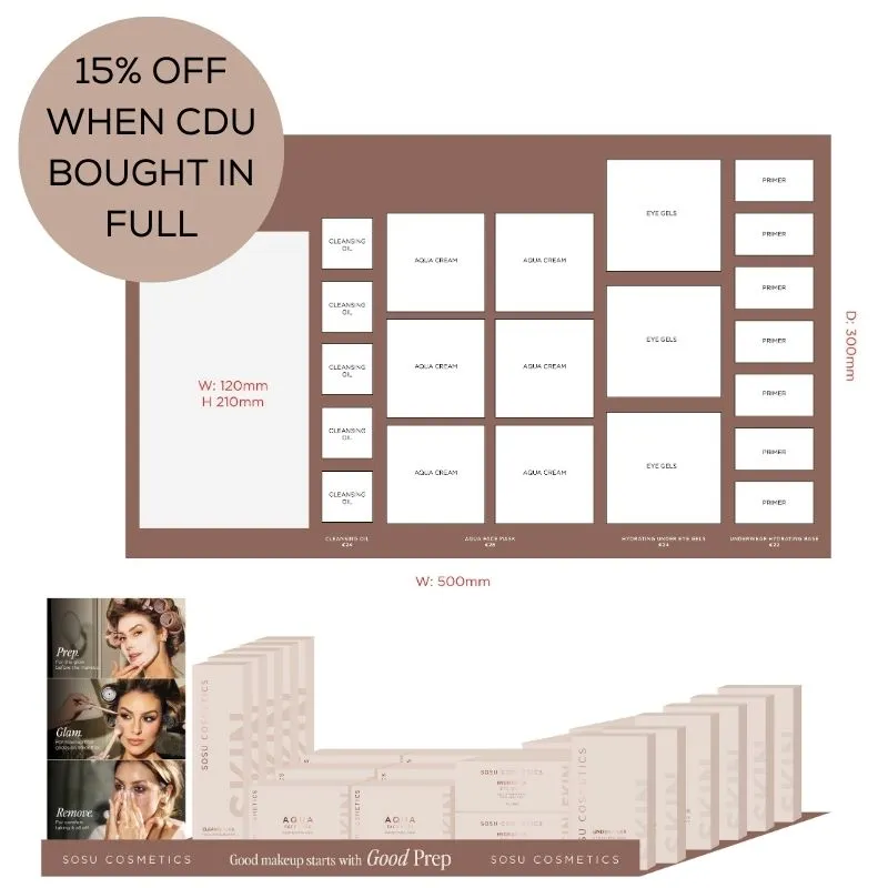 SOSU SKIN SHELF TRAY CDU